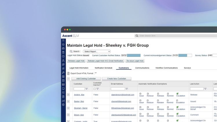 screenshot of Ascent ELM